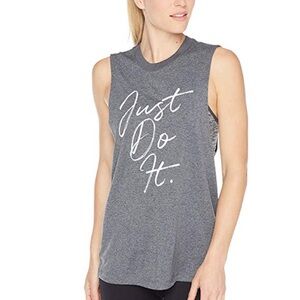Nike Womens Dry Just Do It Training Tank Top, Bluish-gray
